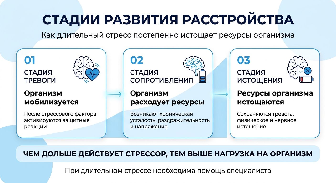 Лечение стресса в Сланцах инфографика